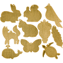 Set of blanks for embroidery on wood FLSW-005