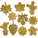 Set of blanks for embroidery on wood FLSW-006
