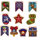 Set of blanks for embroidery on wood FLSW-009