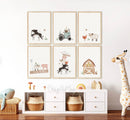 Pine trees Prints - Luster Paper Nursery Wall Art Prints