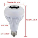 Seven-Color LED Bulb with Remote Control & Wireless Audio