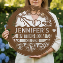 Custom Metal Wall Art - Personalized Crochet Sign