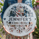 Custom Metal Wall Art - Personalized Crochet Sign
