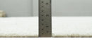 8x10 Hand Knotted Woolen Modern Contemporary Beige and Ivory Tribal Area Rug