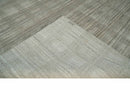 Shaded Beige, Camel and Brown Scandinavian 8x10 Hand Made Blended Wool Flatwoven Area Rug | KE34