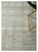 Shaded Beige, Camel and Brown Scandinavian 8x10 Hand Made Blended Wool Flatwoven Area Rug | KE34