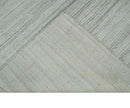 Shaded Beige and Camel 8x10 Hand Made Blended Wool Flatwoven Area Rug