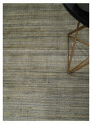 Modern Shaded Beige 5x7 Blended Bamboo Silk Hand Woven Area Rug