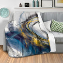 Shaded Brush Strokes Blanket