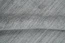 Modern Shaded Silver Gray 5x7 Blended Bamboo Silk Flatwoven Area Rug