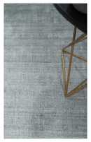 Modern Shaded Silver 5x7 Blended Wool Hand Woven Area Rug