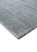 Modern Shaded Silver 5x7 Blended Wool Hand Woven Area Rug