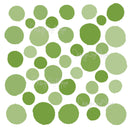 Bubbly Chromatic Polka Dots - Fabric Nursery Wall Art Decals