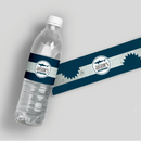 Shark Bite Birthday Water Bottle Labels