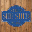She Shed Sign w Name