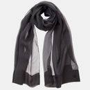 Carmen - Silk Scarf Shawl - Black