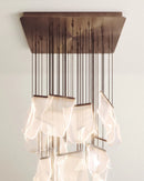 Sheets Chandelier (Rectangle Ceiling Mount)