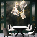 Sheets Chandelier (Rectangle Ceiling Mount)