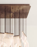 Sheets Chandelier (Rectangle Ceiling Mount)