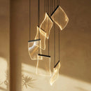 Sheets Chandelier (Round Ceiling Mount)