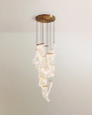 Sheets Chandelier (Round Ceiling Mount)