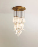 Sheets Chandelier (Round Ceiling Mount)