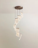 Sheets Chandelier (Round Ceiling Mount)
