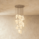 Sheets Chandelier (Round Ceiling Mount)
