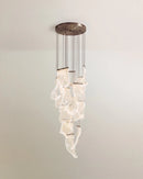 Sheets Chandelier (Round Ceiling Mount)