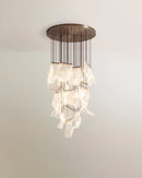 Sheets Chandelier (Round Ceiling Mount)