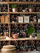 The Little Branch Wallpaper, black