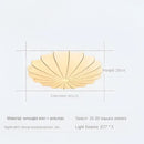 Shell shaped cream flower pendant light for dining room