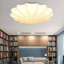 Shell shaped cream flower pendant light for dining room