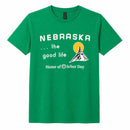 Nebraska The Good Life Chimney Rock T-Shirt | Multiple Sizes | Nebraska State Historical Society