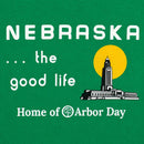 Nebraska The Good Life State Capitol T-Shirt | Multiple Sizes | Nebraska State Historical Society