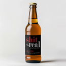 Shit Got Real Groomsman Beer Label