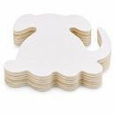 Unfinished Wooden Dog Shape Cutout DIY Craft 5.5 Inches