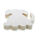 Unfinished Wooden Dog Shape Cutout DIY Craft 5.5 Inches
