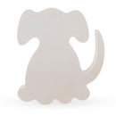 Unfinished Wooden Dog Shape Cutout DIY Craft 5.5 Inches