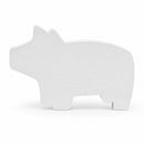 Unfinished Wooden Pig Shape Cutout DIY Craft 5.5 Inches