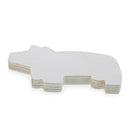 Unfinished Wooden Pig Shape Cutout DIY Craft 5.5 Inches