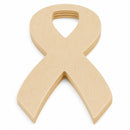 Awareness Ribbon Unfinished Wooden Shape Craft Cutout DIY Unpainted 3D Plaque 6 Inches