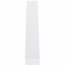 Arial Font White Painted MDF Wood Letter I (6 Inches)
