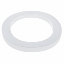Arial Font White Painted MDF Wood Letter O (6 Inches)