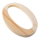 Unfinished Wooden Playball Italic Number 0 (6.25 Inches)
