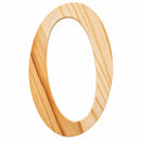 Unfinished Wooden Playball Italic Number 0 (6.25 Inches)