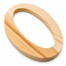 Unfinished Wooden Playball Italic Number 0 (6.25 Inches)