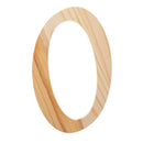 Unfinished Wooden Playball Italic Number 0 (6.25 Inches)