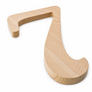 Unfinished Wooden Playball Italic Number 7 (6.25 Inches)