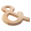 Unfinished Wooden Arial Font Letter Ampersand Symbol & (6.25 Inches)